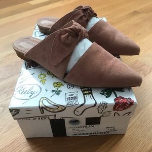 Jeffrey Campbell Charlin Blush Bow Mule/Slides